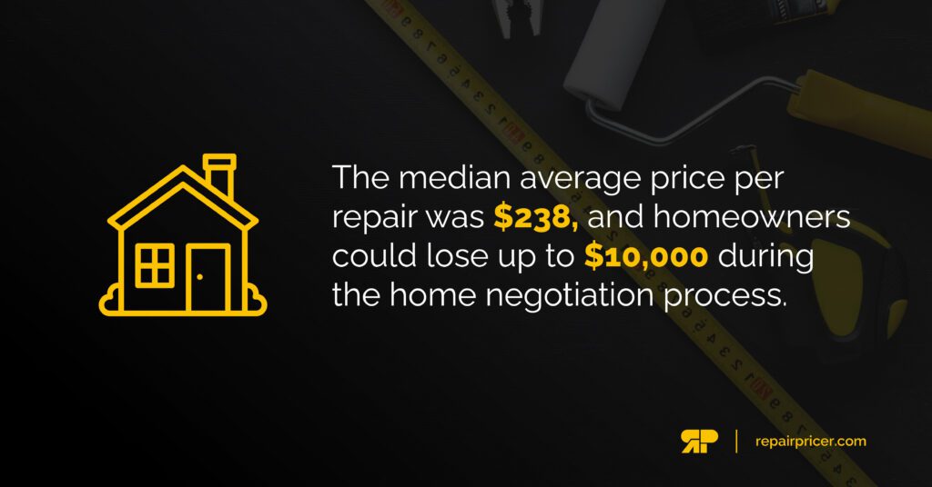 repair price median average prices